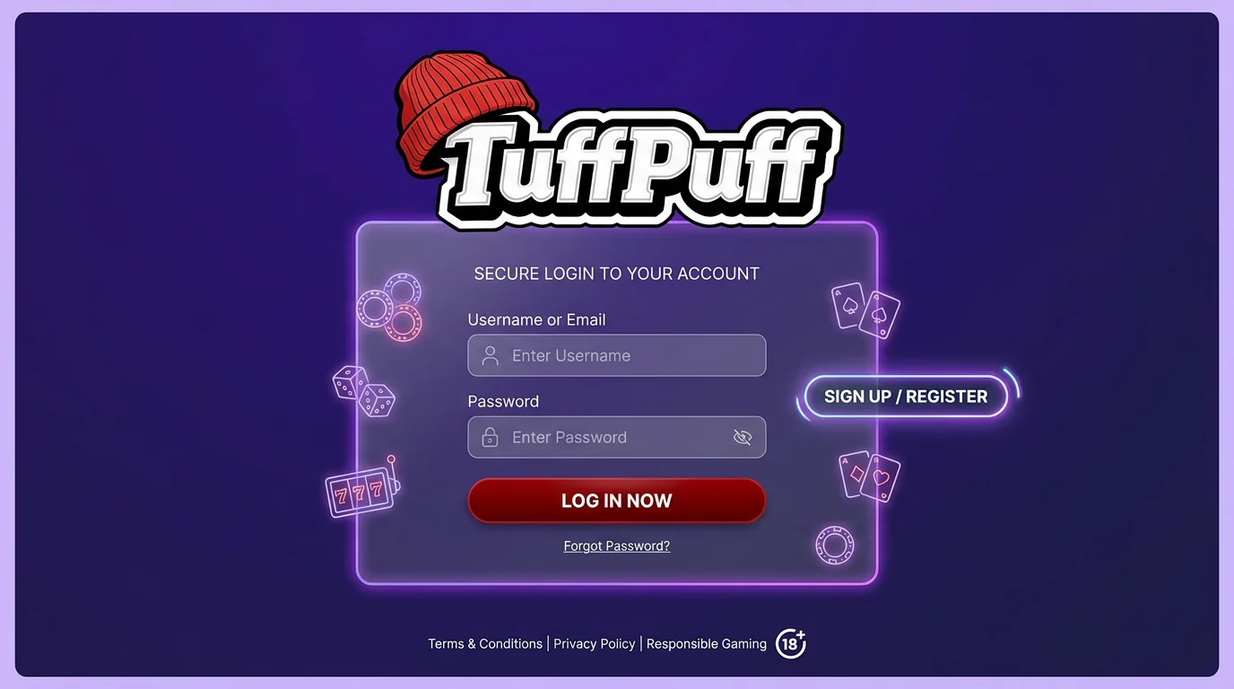 TuffPuff Casino Login